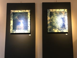 Izumi MUROTA 室田 泉 R:Lily Blue 700X600mm L:Ivy Blue 700X600mm Izumi MUROTA 室田 泉 R:Lily Blue 700X600mm L:Ivy Blue 700X600mm